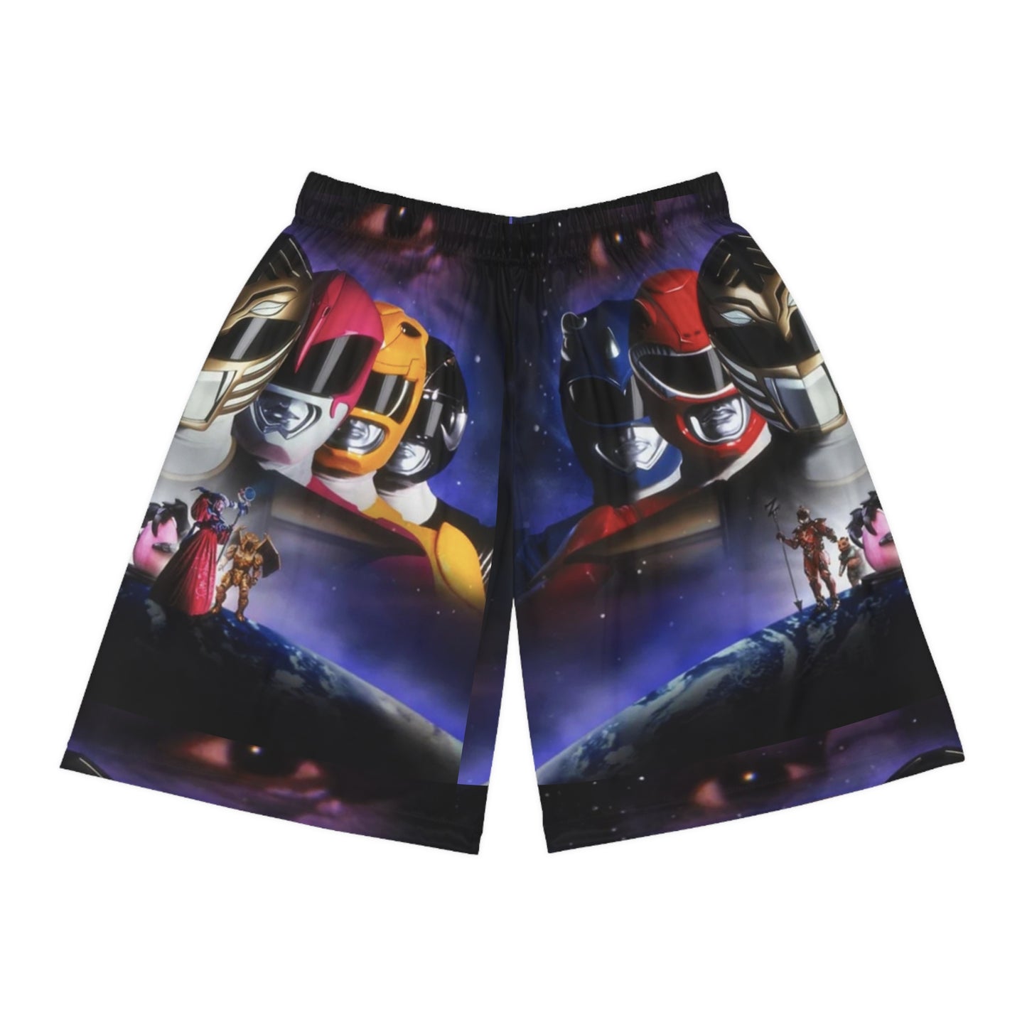 MMPR Basketball Shorts (AOP)