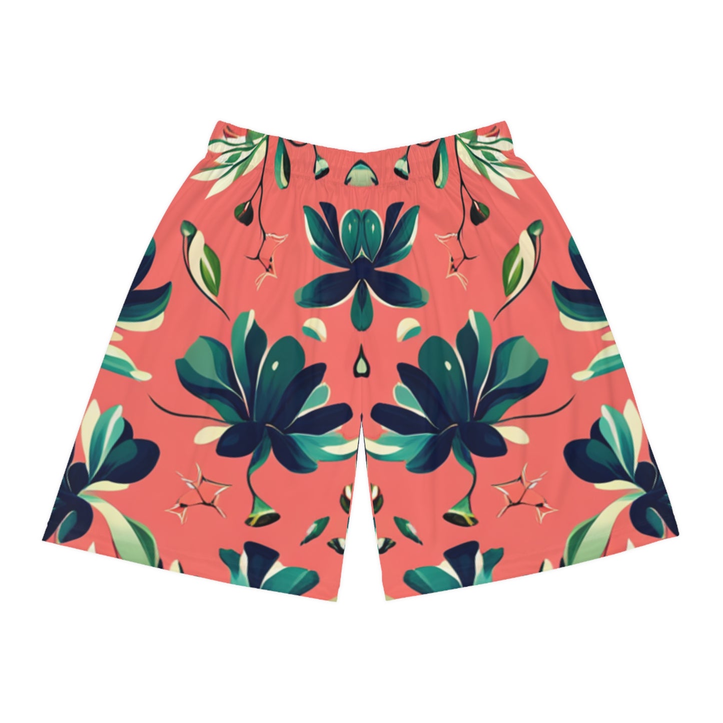 Flower Basketball Shorts (AOP)