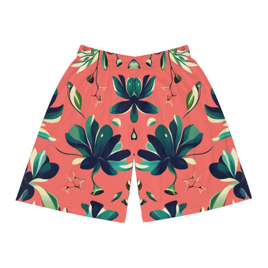 Flower Basketball Shorts (AOP)