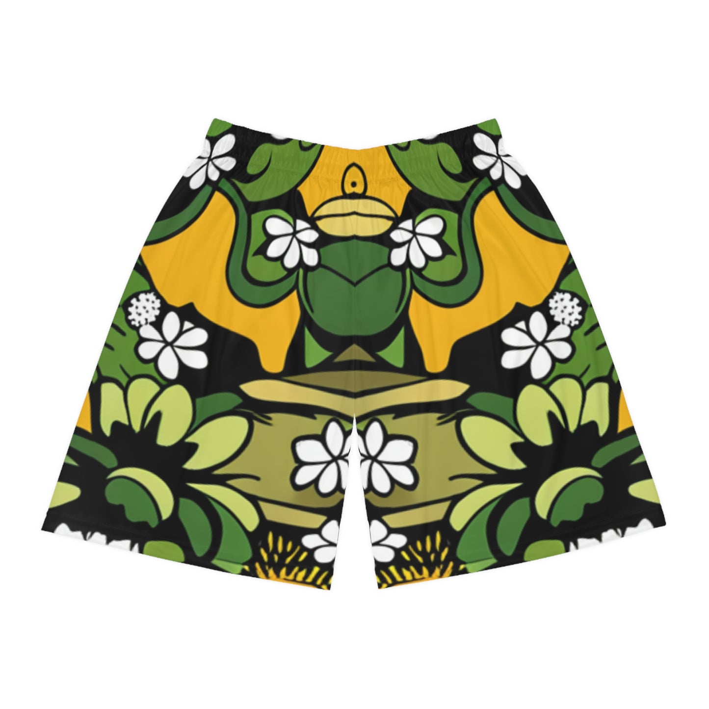 Flower Basketball Shorts (AOP)