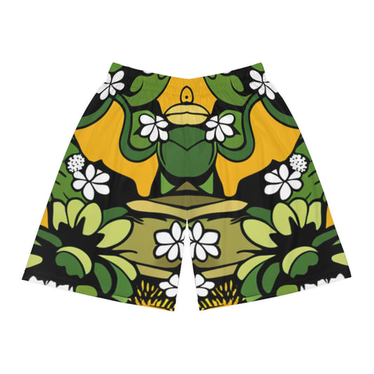 Flower Basketball Shorts (AOP)