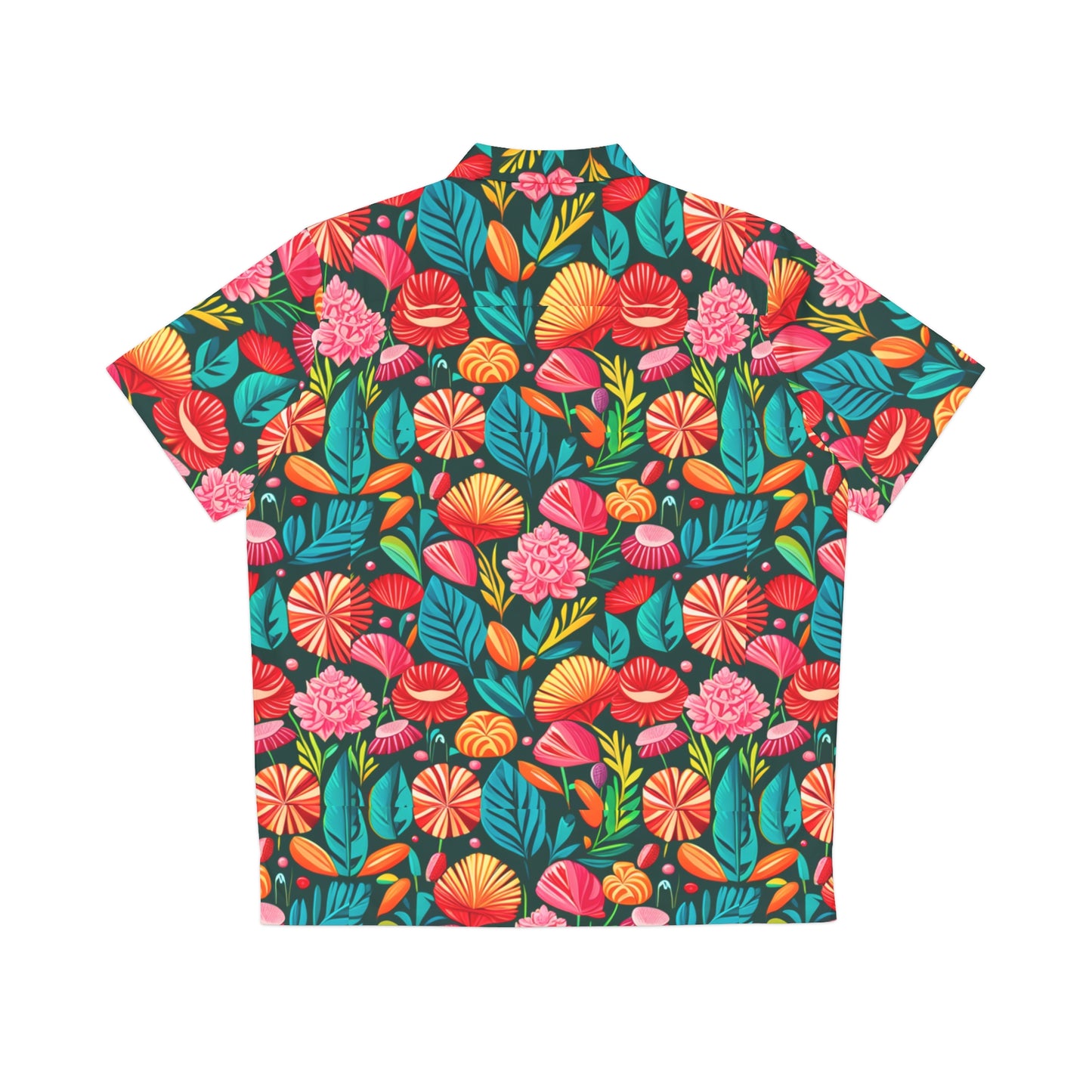 Flower camo Hawaiian Shirt (AOP)