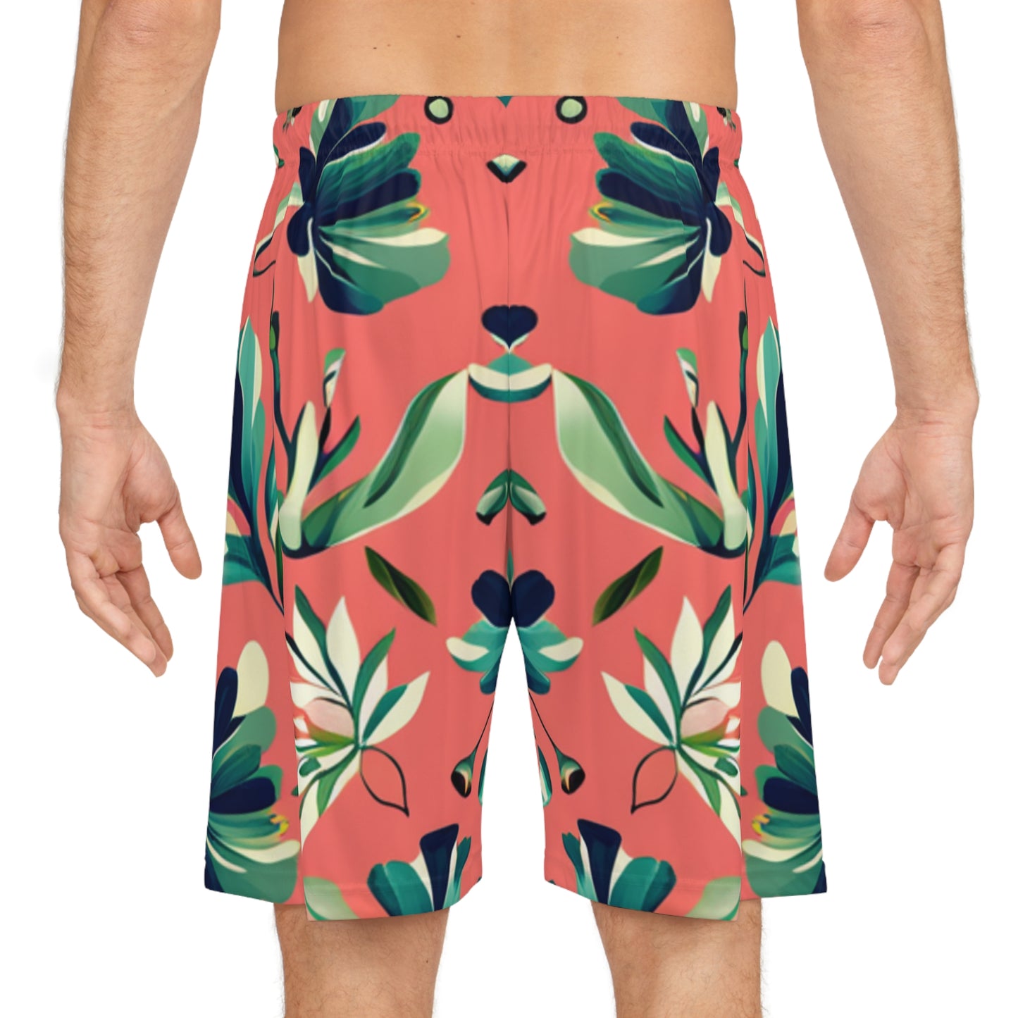 Flower Basketball Shorts (AOP)