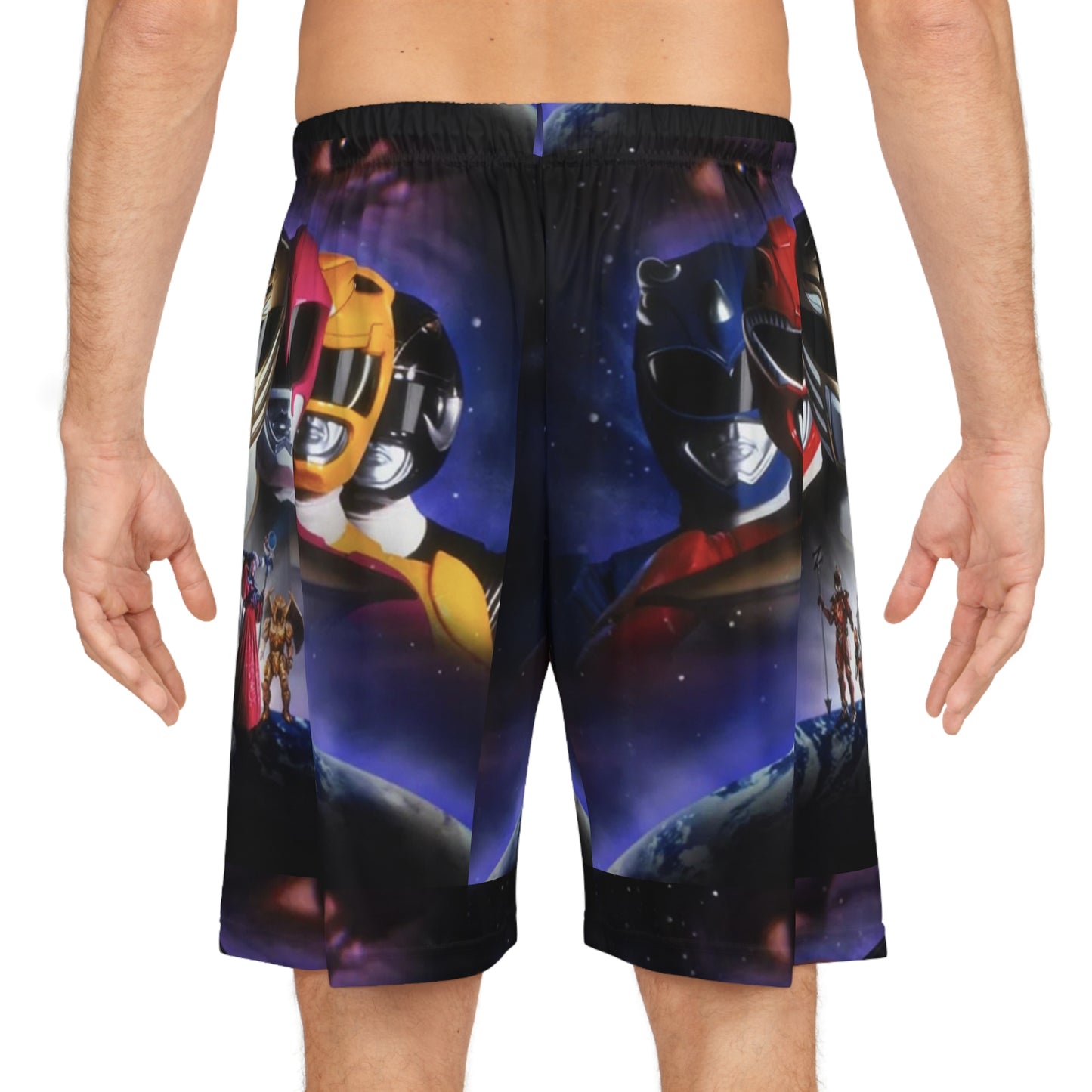 MMPR Basketball Shorts (AOP)