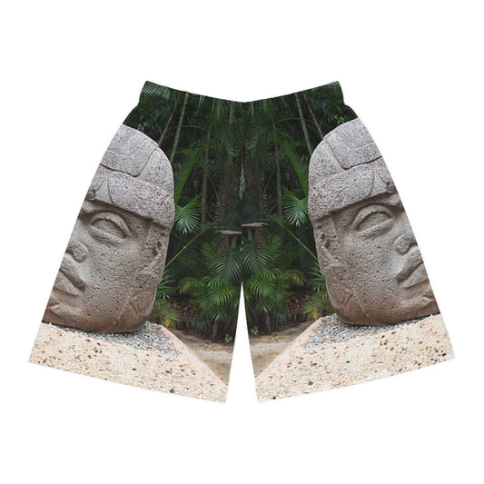 Olmec Basketball Shorts (AOP)