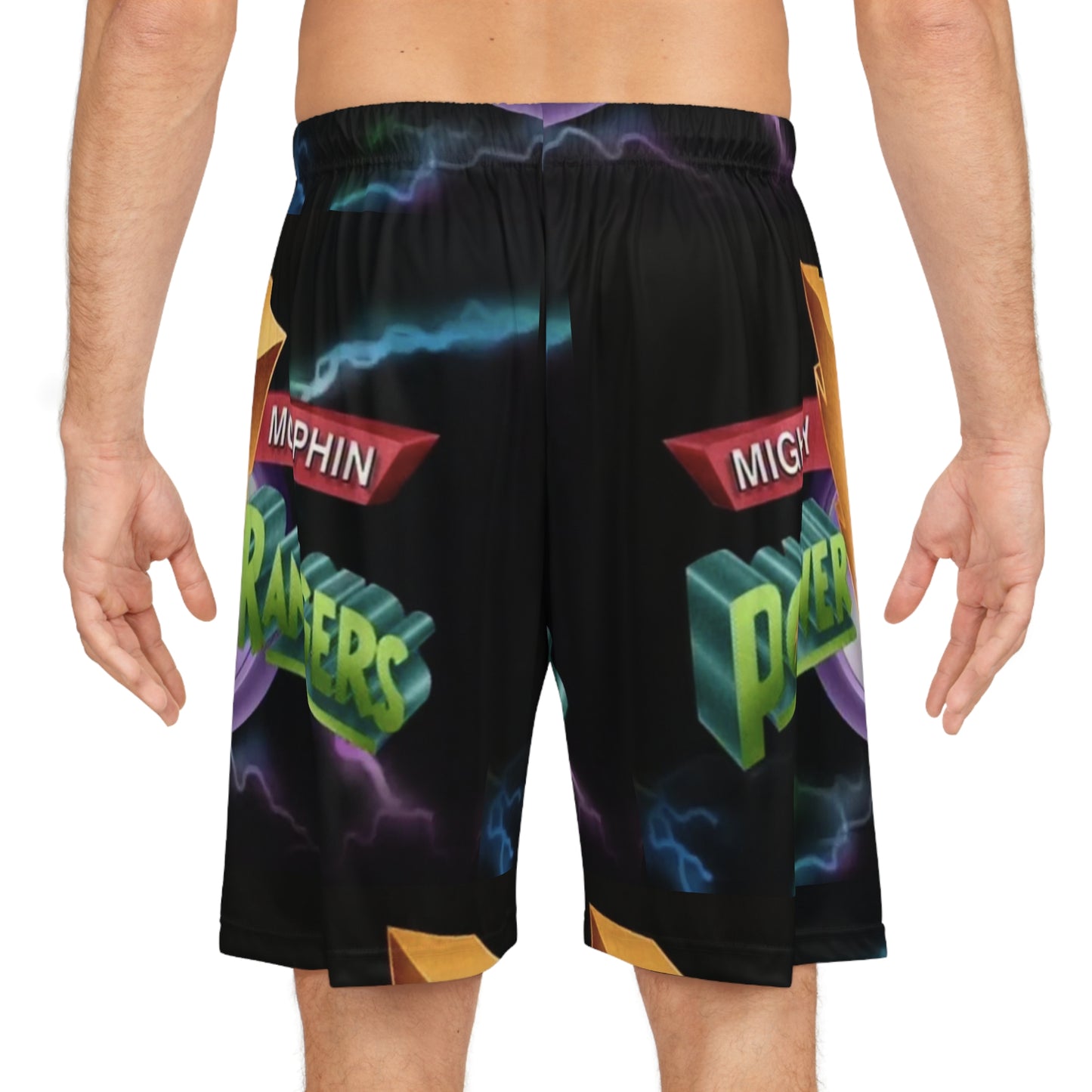 MMPR Basketball Shorts (AOP)