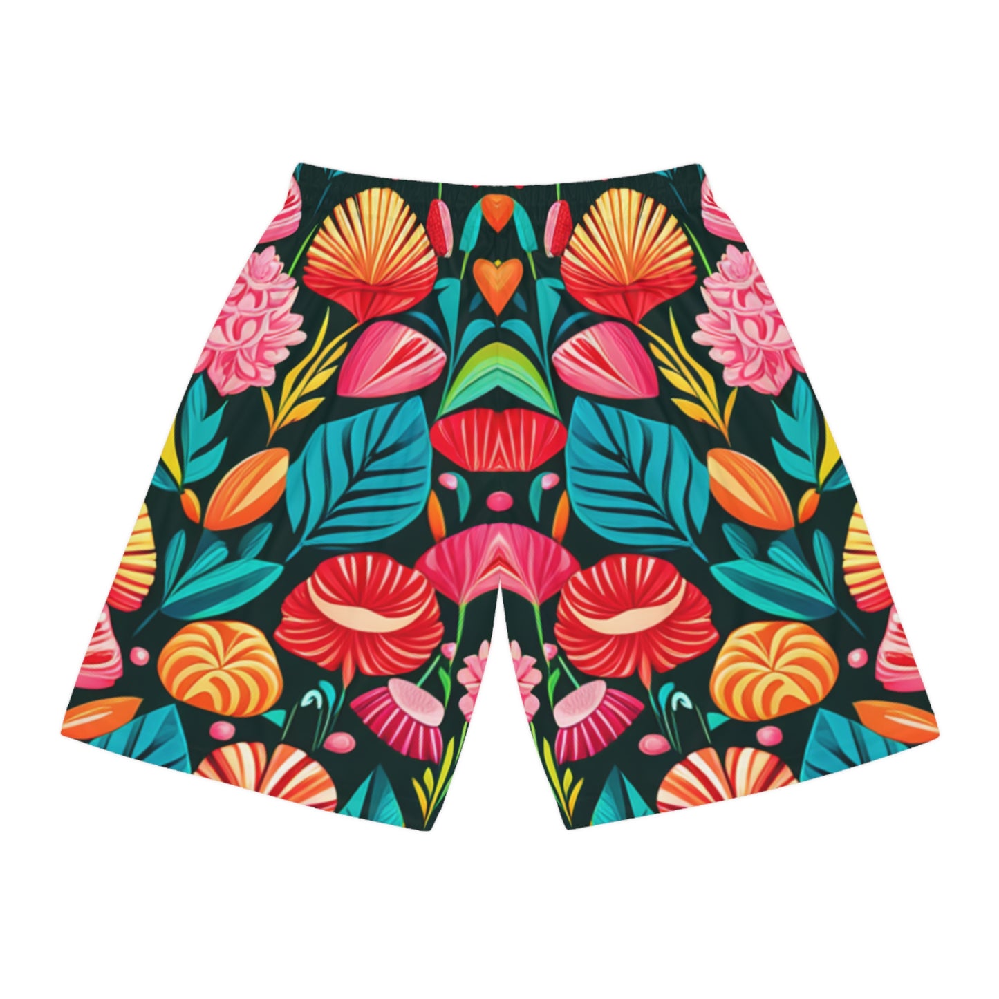 Flower Basketball Shorts (AOP)