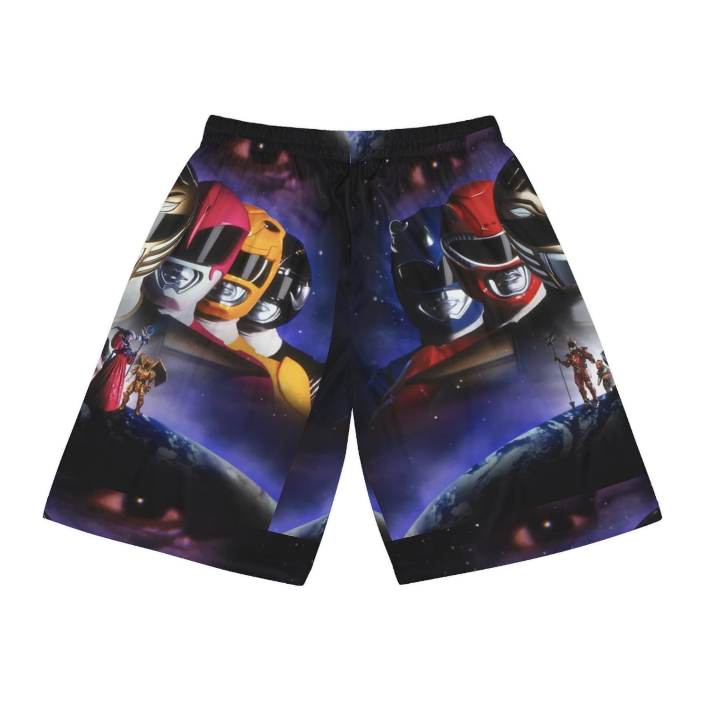 MMPR Basketball Shorts (AOP)