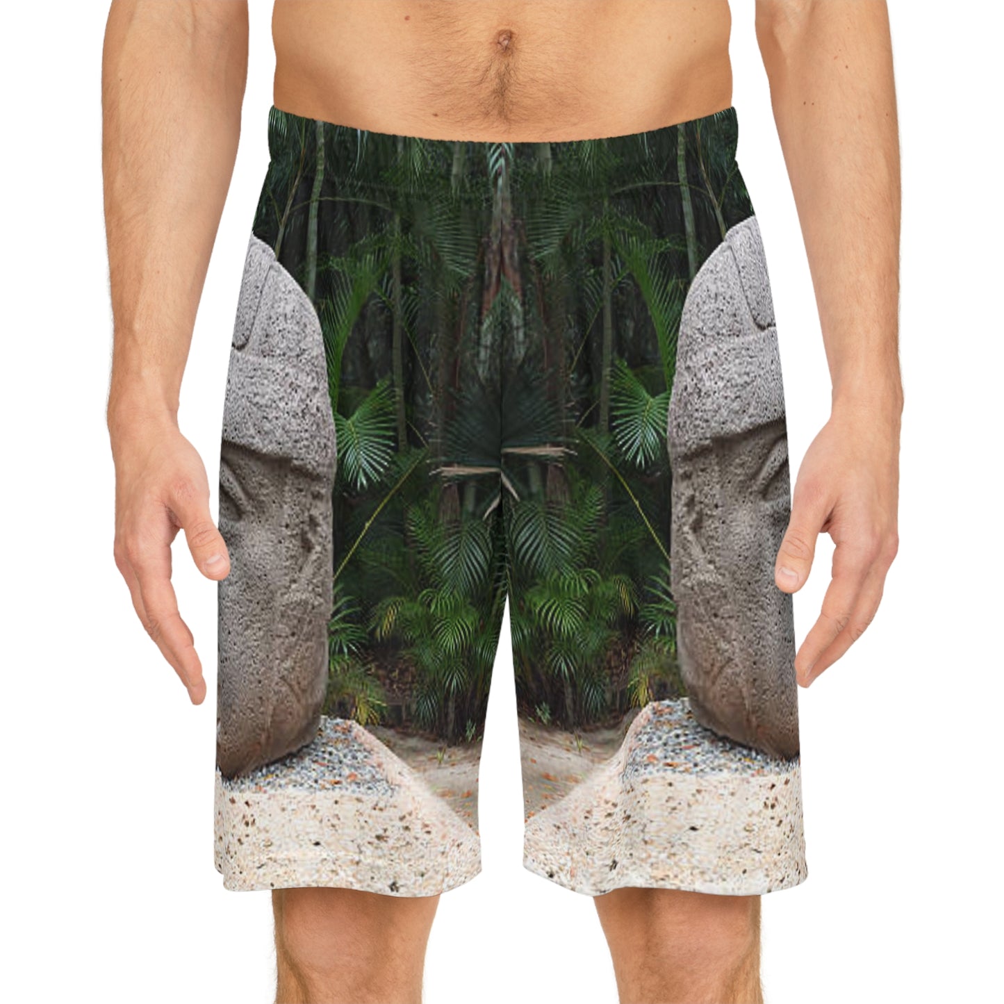 Olmec Basketball Shorts (AOP)