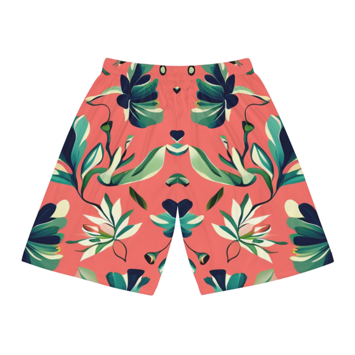 Flower Basketball Shorts (AOP)