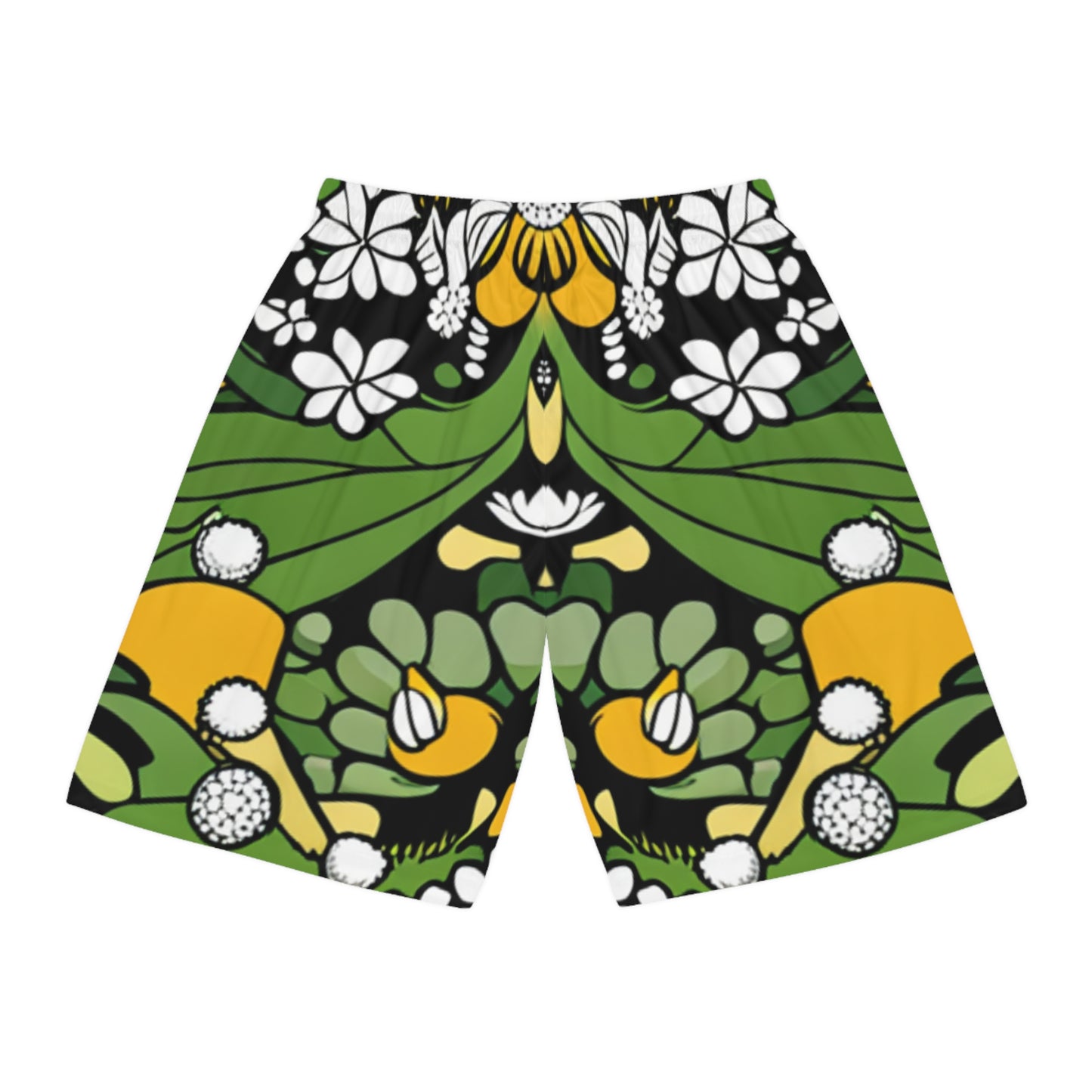 Flower Basketball Shorts (AOP)